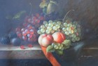 "Ponderosa Fruits" Original Hand Painted 12"x16" Oil Painting Food Canvas Art
