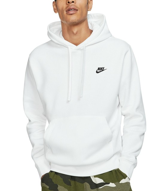 nike men's sportswear club fleece pullover hoodie