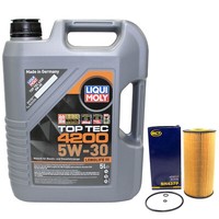 MotoröL Set 5W-30 5 Liter + ÖLfilter SH 437 P FüR Mercedes-Benz G Klasse