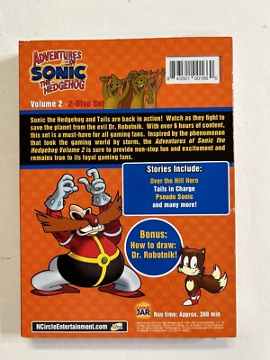Adventures Of Sonic The Hedgehog , New DVD ( Vol. 2 Two Disc Set