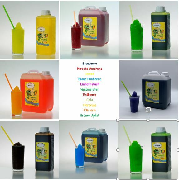WINTERAKTION! itzyslush Slushy Eis PREMIUM Getränke Slush Sirup - VEGAN