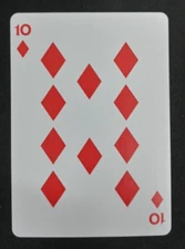 Theory11 007 James Bond Playing Card 10 Diamonds