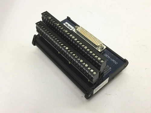 Parker GEM-VM50 Gemini Breakout Board, 50-Pin to Screw Terminals, DIN Rail Mount