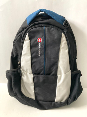 Swiss Gear Backpack Airflow Black Blue Lightweight Key holder Lots of Pockets