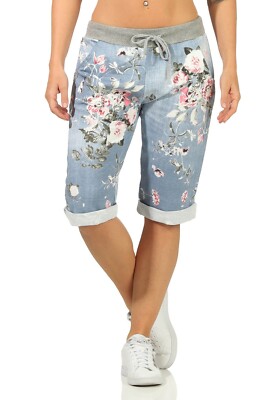 knielange hosen damen