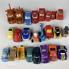 Lot of 24 Disney Pixar Cars Movie Mixed Characters Lightning Plastic  Metal
