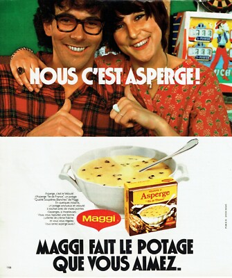  Werbung Advertising 0522 1976 Maggi Suppe Wir sind Spargel