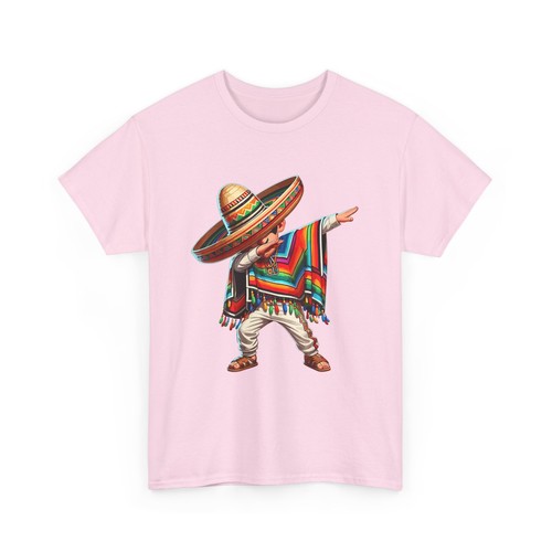 Mexican Boy Dabbing Poncho Cinco de Mayo T-Shirt - Picture 13 of 13