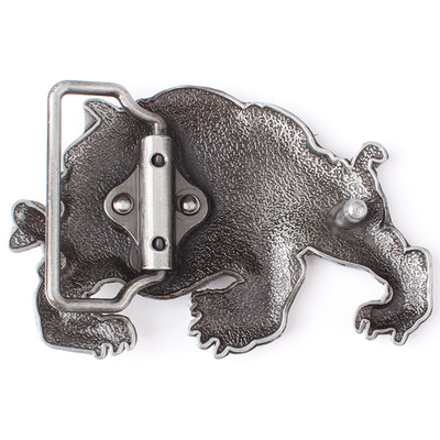 Bulldog Belt Buckle Western Cowboy Native American Motorcyclist