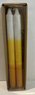 Halloween Candle Sticks CANDY CORN Taper Candles Creative Co-op