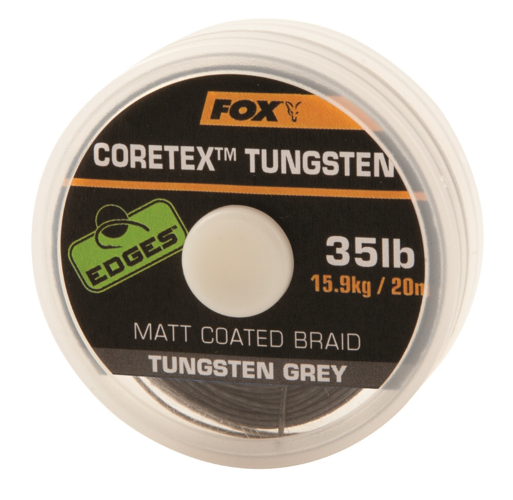 Fox Edges Coretex Tungsten 20 м 20 фунтов Вольфрамовые накладки Материал Карпфенангельн