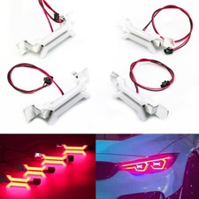 Headlights X Concept Red LED Angel Eyes DRL For BMW F80 M3 F82 F83 M4 F32 F36