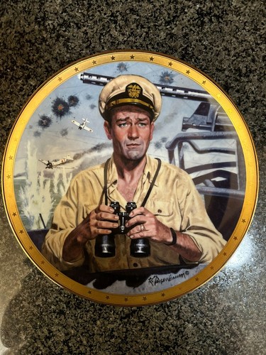 ✰ JOHN WAYNE ✰ Franklin Mint Heirloom Limited Edition Plates Lot of 8 MINT✰ - Picture 8 of 17