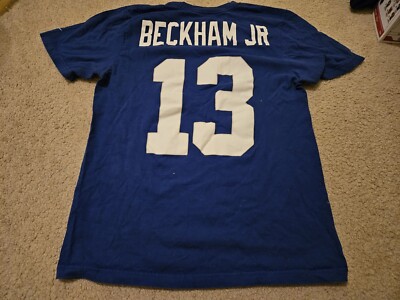 New York Giants ユニフォーム 13 ベッカムジュニア Nike New York Giants #13 Odell Beckham Jr T-Shirt Short Sleeve