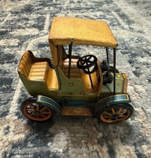 Vintage Tin Litho Model T Friction Lever Action Modern Toys Japan Car