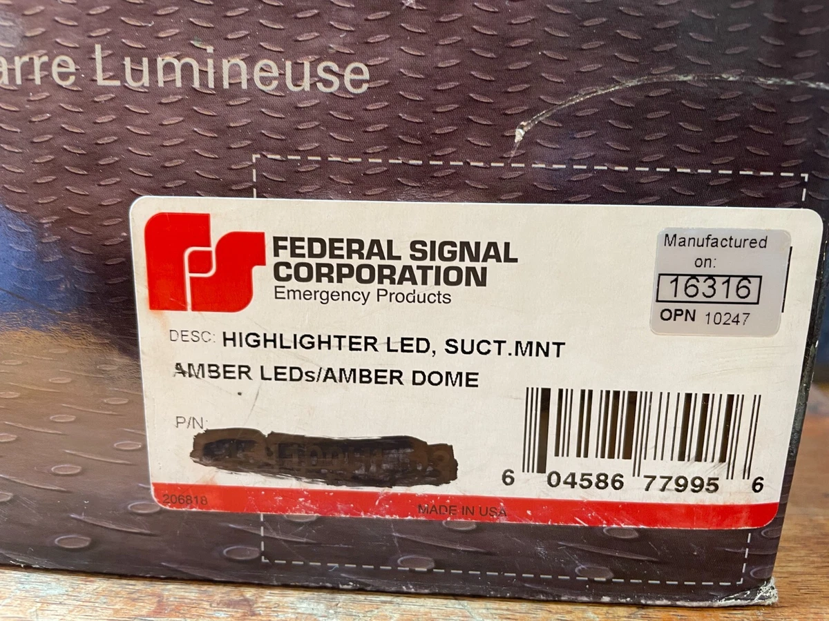 Federal top signal highlighter