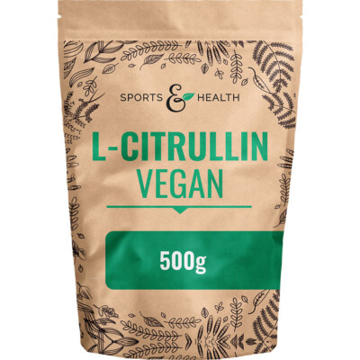 L-Citrullin Malat Pulver Vegan 500g 2:1 Mischverhältnis Mit Extra Dosierlöffel