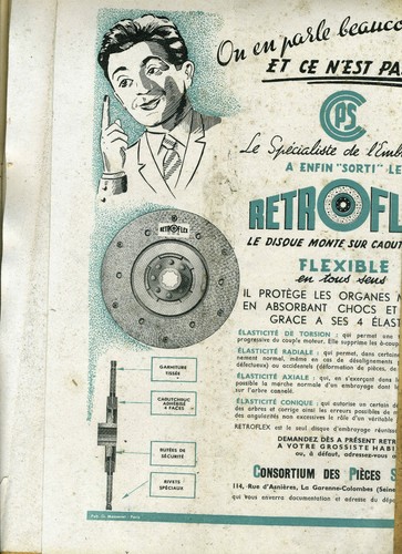 (C16bis) REVUE TECHNIQUE AUTOMOBILE TALBOT / Tableau atelier ALIMENTATION - Picture 3 of 5