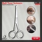 Mustache Nose Ear Beard Hair Remover Scissors Trimmer Safety Tip Stainless Steel