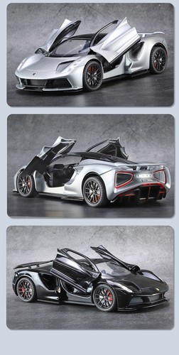 1:24 Lotus EVIJA Alloy Sports Car Model Diecasts Metal Racing Super Car Vehicles - Picture 11 of 26