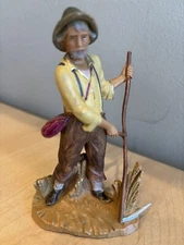 FONTANINI "LAMECH" FARMER 5 INCH NATIVITY ITALY NEW