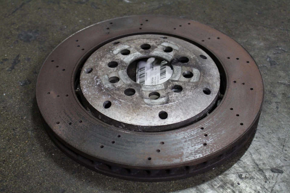 Lamborghini Gallardo Coupe, Spyder, LH, Rear Brake Rotor, Used, P/N 400615601C - Image 3 of 4