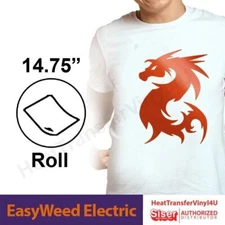 Siser EasyWeed Electric 15" Iron On HTV For T-Shirts *Multiple Length Options*