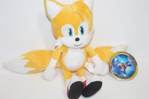 NWT Sonic the Hedgehog 2 Movie - Tails 2022 Toy Factory Sega Plush Figure Toy 13