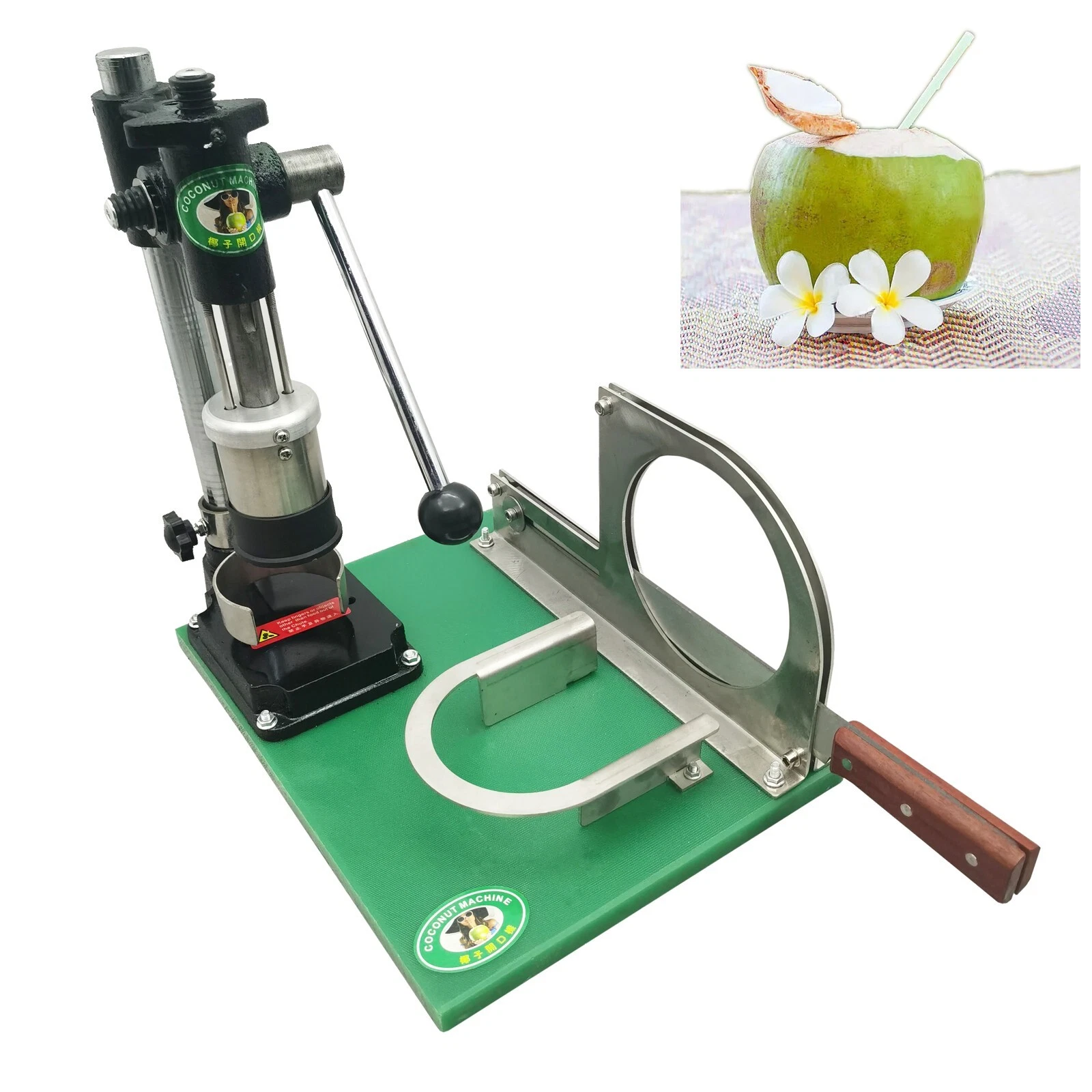 2.36" Commercial Manual Tender Coconut Opener Machine Stainless Steel