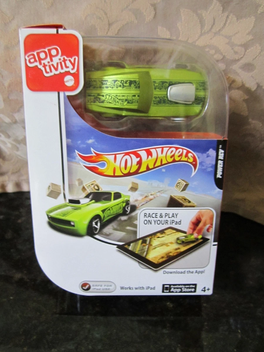 Mattel Apptivity Hot Wheels Power Rev Car Race And Play Game Ipad.