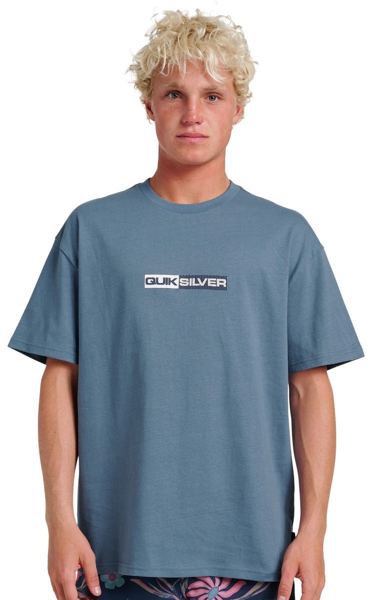 Quiksilver Saturn Tech Heavyweight SS T-Shirt - China Blue - New