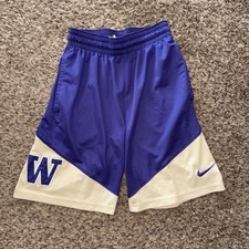 University of Washington Nike Shorts Dri Fit Huskies Basketball Mens SMALL UW