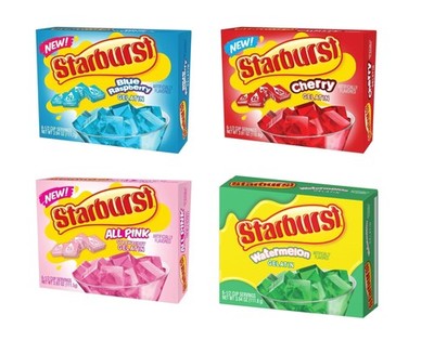 Starburst Gelatin variety pack, 4 flavor Watermelon, 3.94 Ounce (Pack of 4)