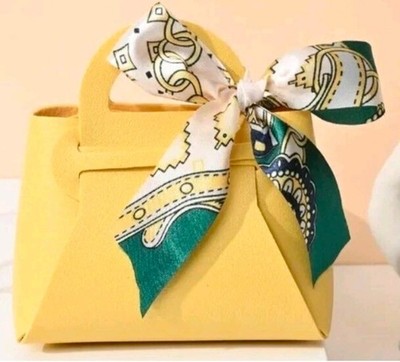 Verpackung Gutschein Leder Geldgeschenk Handtasche Täschchen 5,5 x12x13cm