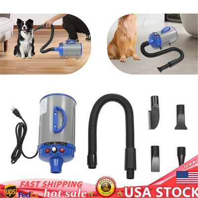 #ad 4 Nozzles Pet Hair Dryer Electric Dog Cat Hair Dryer Pet Drying Machine 2200W $76.06