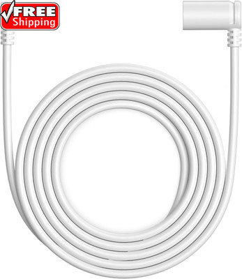 10 Ft. Barrel Plug Extension Cable - Compatible with Ring Solar Panel and Super