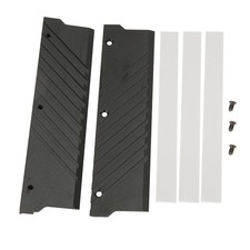 Black Memory RAM Heat Sink MEO PMOAB G Aluminum Alloy Memory RAM Cooler DDR SG