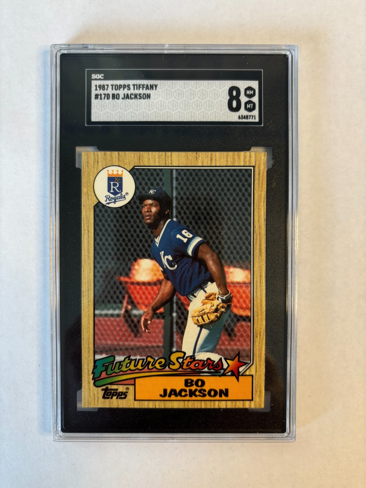 1987 Topps - Future Stars Bo Jackson #170 Tiffany (RC)