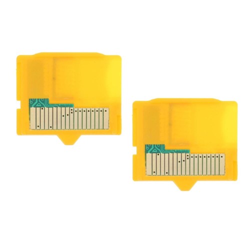 2pcs -1 Camera to Insert Adapter for MicroSD / MicroSDHC (Yellow) Adapter - 第 3/12 張圖片