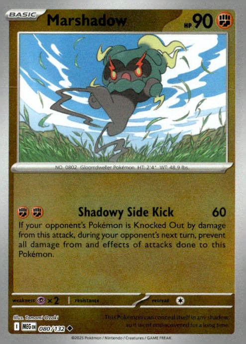 ME01: Mega Evolution #080/132 Marshadow Reverse Holo
