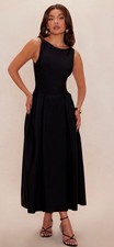 Fashion Nova NEW Lani Bandage Maxi Dress Black Size XL