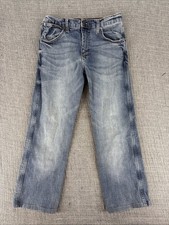 Wrangler Retro Relaxed Boot Boys Size 18 Regular W/ Adjustable Waist Denim Jeans