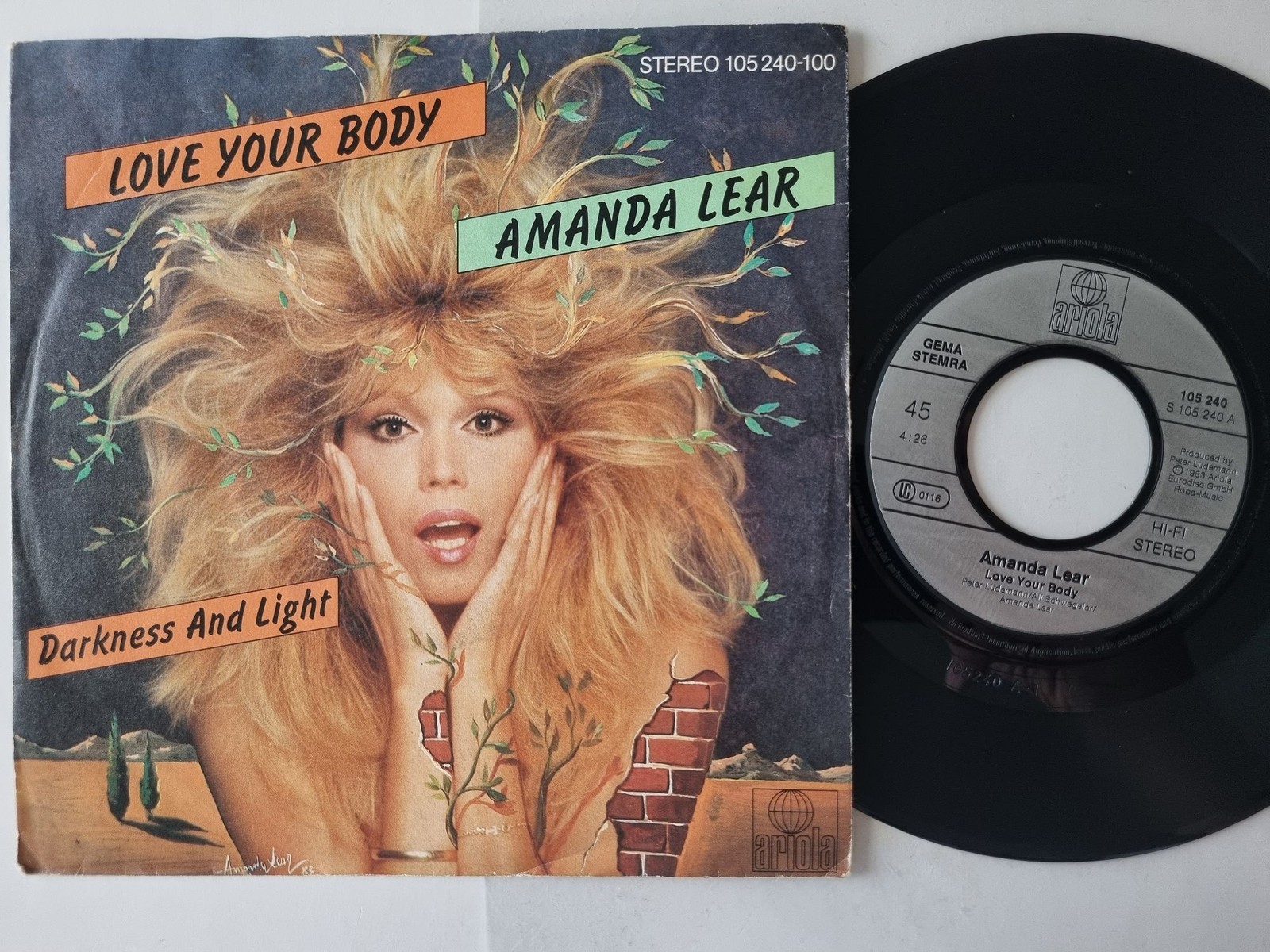 Amanda Lear - Love Your Body 7'' Vinyl Germany