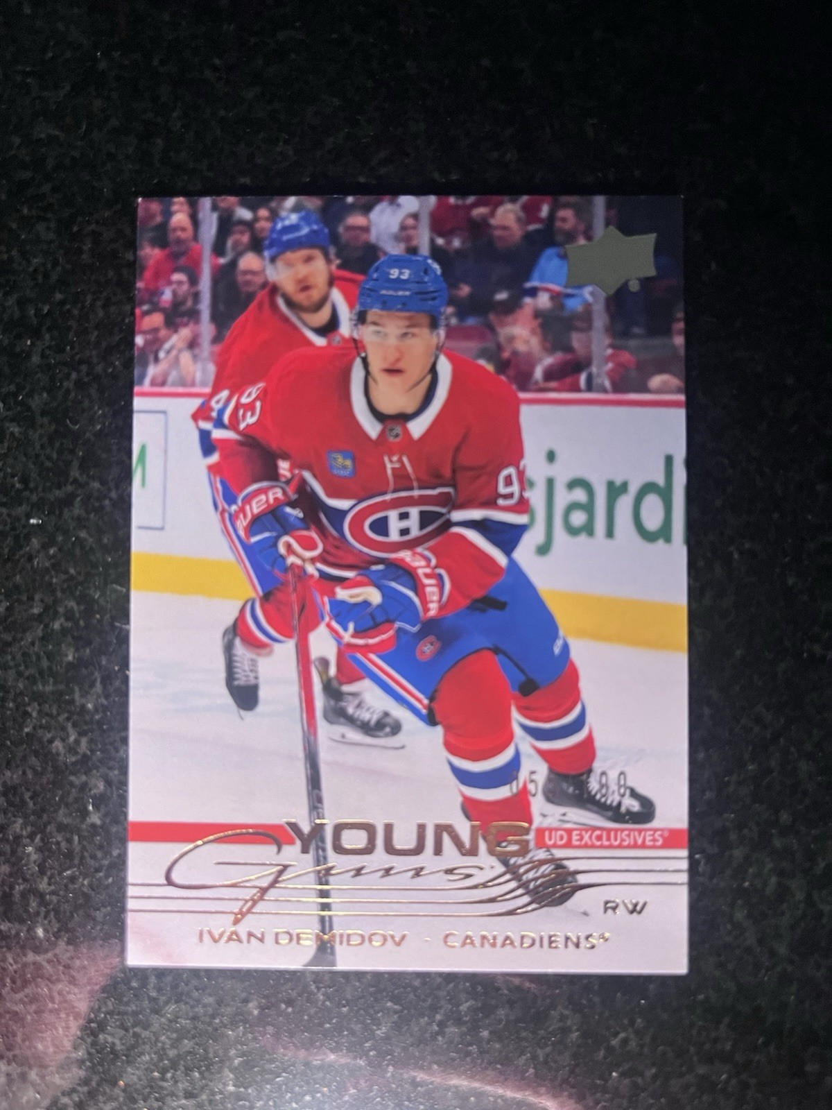 2025-26 Upper Deck Series 1 - Young Guns Ivan Demidov #205 Exclusives /100 (RC)