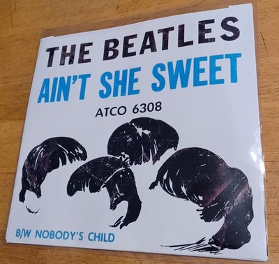 1964 ATCO - Beatles - ''AIN'T  SHE SWEET '' picture sleeve-REPRINT