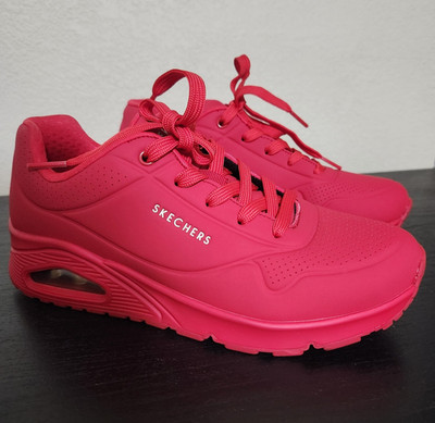 Skechers Uno Stand On Air Red Women's Size 8.5 SN 73690