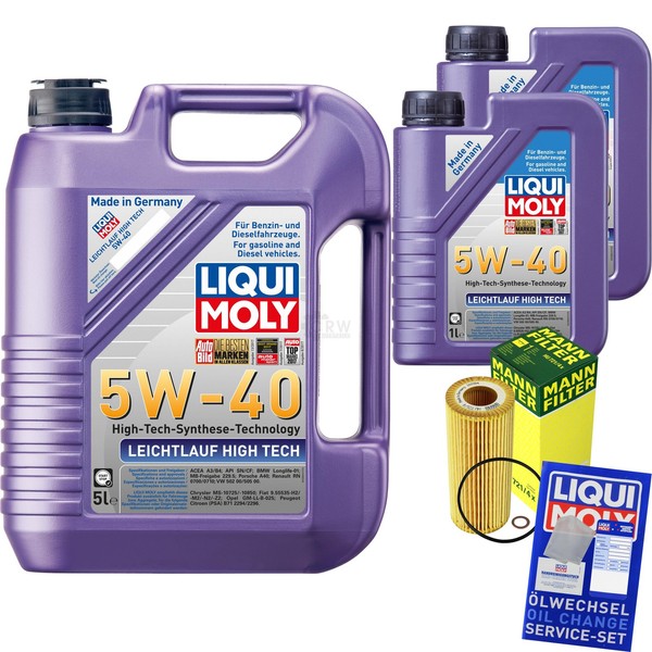 Inspektionskit Filter Liqui Moly ÖL 7L 5W-40 FüR BMW 5Er Touring E61 525D 530D-image