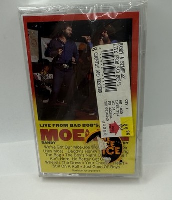 Live From Big Bad Bob's Memphis By Moe Bandy And Joe Stampley Cassette Tape NEW