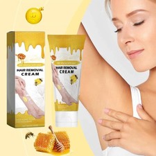 60ML Honey Milk Painless Hair Removal Cream Ampit Leg Body Hair Removal Cream