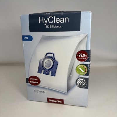 Miele Classic C1 Genuine GN HyClean 3D Efficiency Vacuum (x4 Bags + 2 Filters)